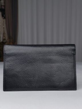 Visconti Vintage Black Leather Wallet